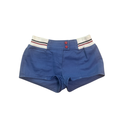 Dolce & Gabbana Blue Sporty Mini Shorts