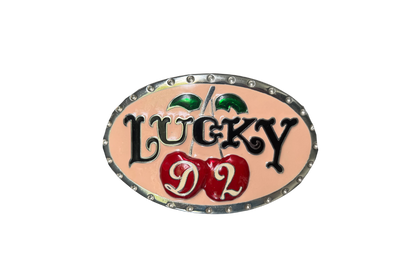 Dsquared² “Lucky D2” Cherry Buckle Belt