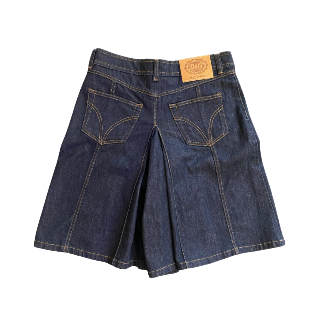 Dolce & Gabbana Denim Culotte Shorts