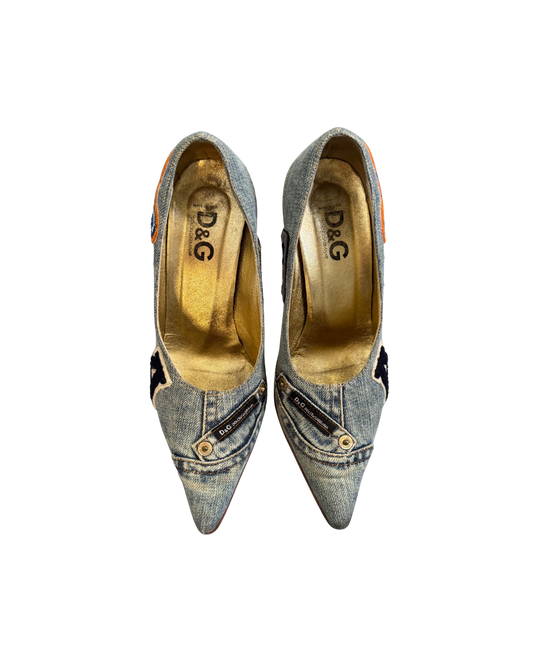 Dolce & Gabbana Denim Pumps