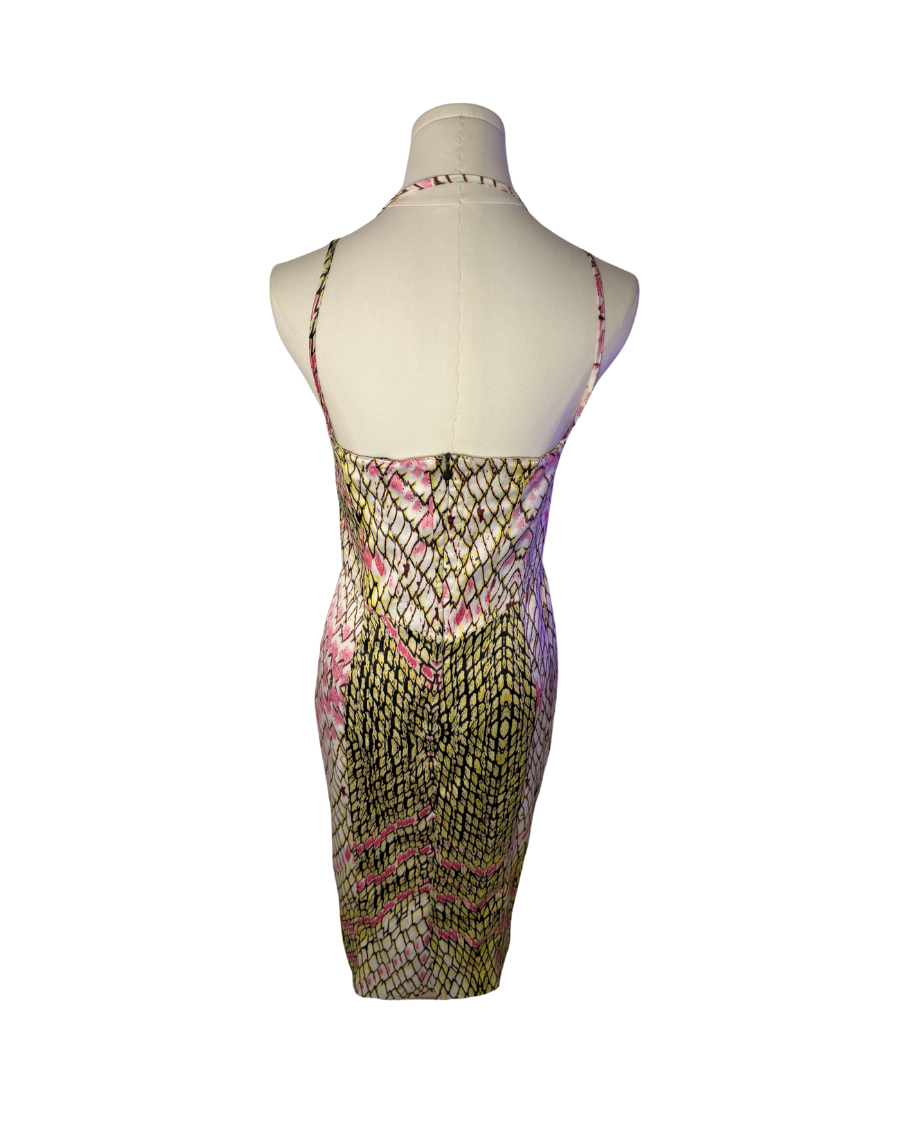 Just Cavalli Snakeskin Midi Dress