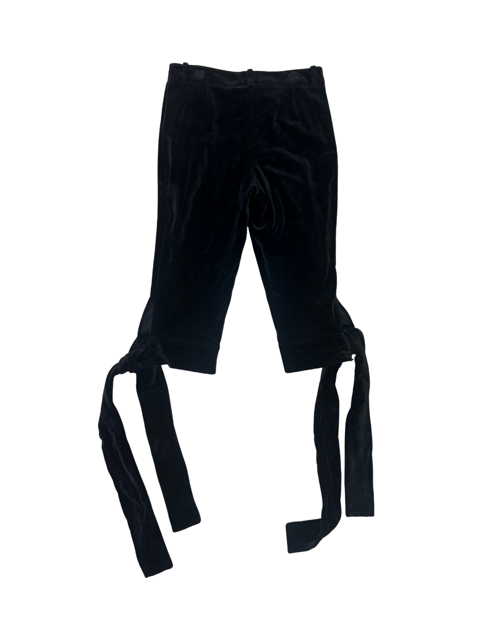 Yves Saint Laurent Velvet Tie Capri Pants