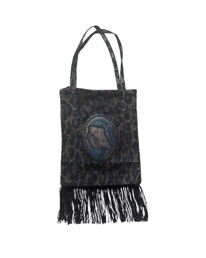 Dolce & Gabbana Mesh Leopard Handbag