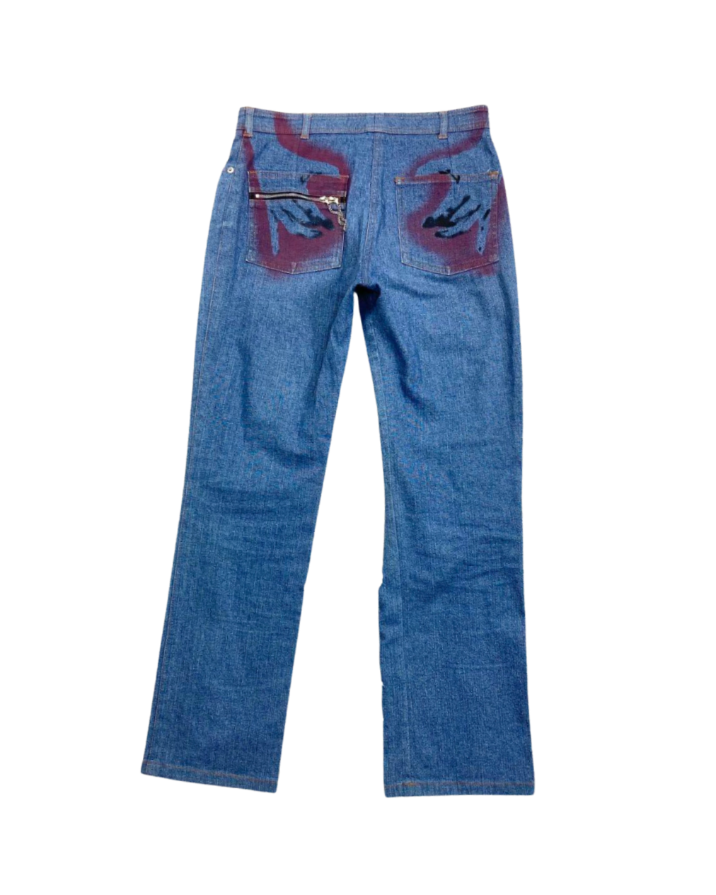 Chloé Handprint Graffiti Jeans