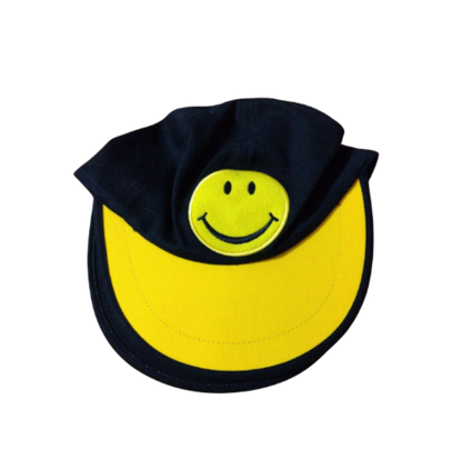 Moschino Cheap & Chic Double Brimmed Black Hat