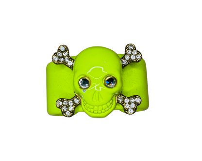 Blugirl Yellow Skull Bangle Bracelet