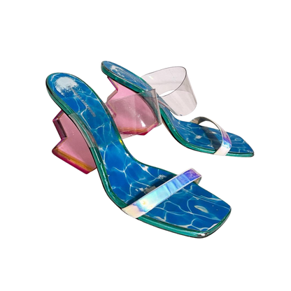 Nicholas Kirkwood Multicolored Aurora 90 PVC Sandals