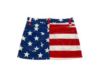 Dolce & Gabbana American Flag Mini Skirt