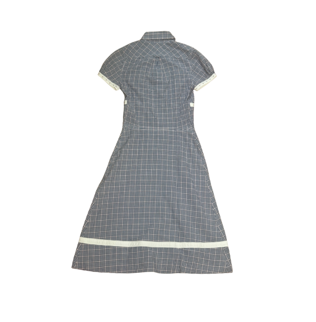 Dsquared² Blue Plaid Dress