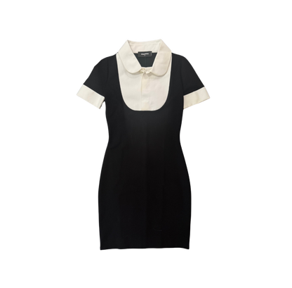 Dsquared² Built-in Collared Top Mini Dress