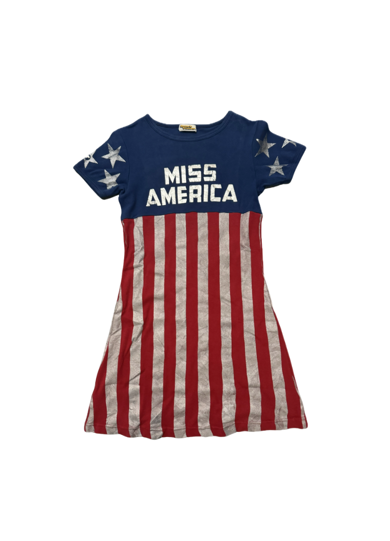 Hysteric Glamour “Miss America” Metallic Mini Dress