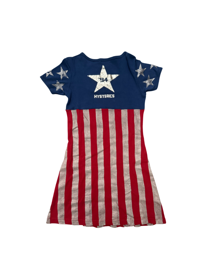 Hysteric Glamour “Miss America” Metallic Mini Dress