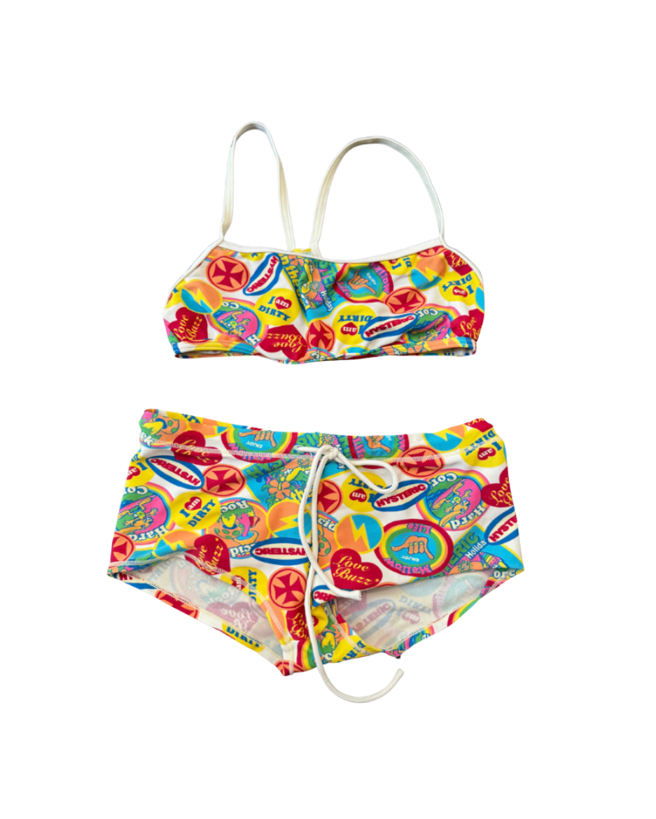 Hysteric Glamour Patches Printed Swim Set