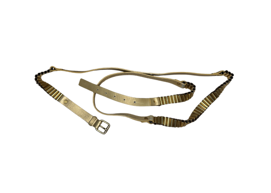 Celine Gold Double Bullet Belt