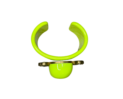 Blugirl Yellow Skull Bangle Bracelet