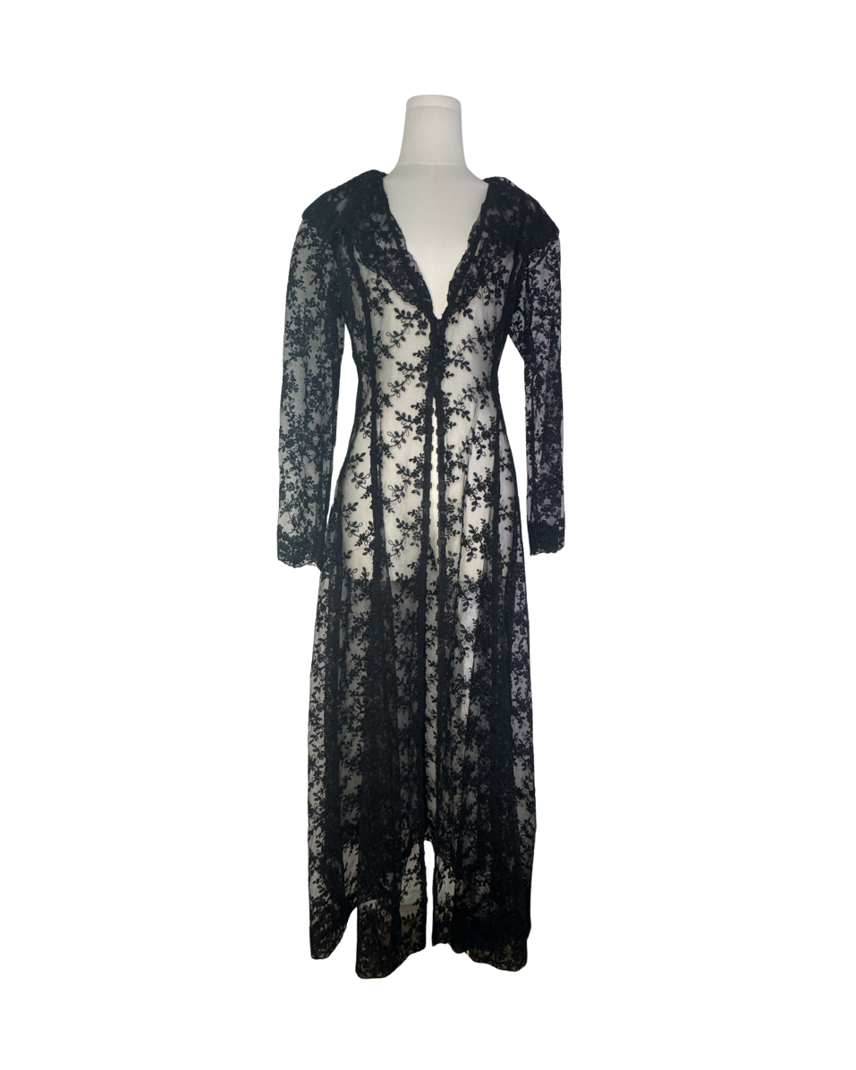 Vintage 90’s Lace Duster Coat