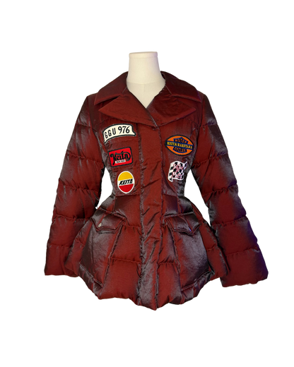 Keita Maruyama Flared Puffer Patch Jacket
