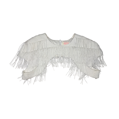 Sass & Bide White Beaded Bolero