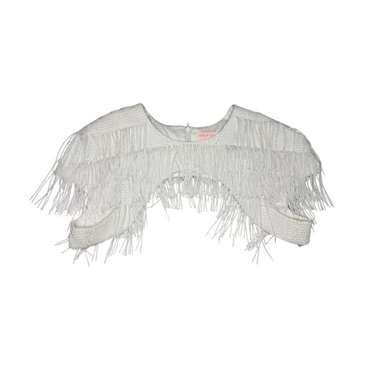 Sass & Bide White Beaded Bolero