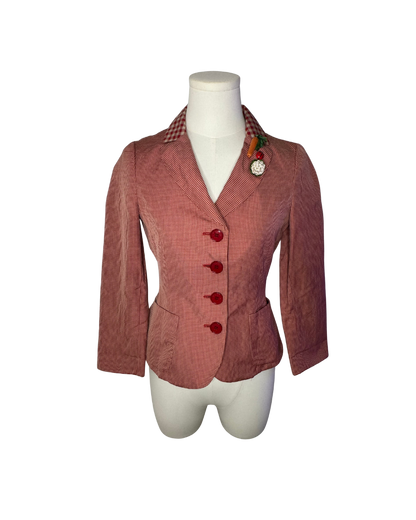 Moschino Cheap & Chic Vegetable Ladybug Blazer