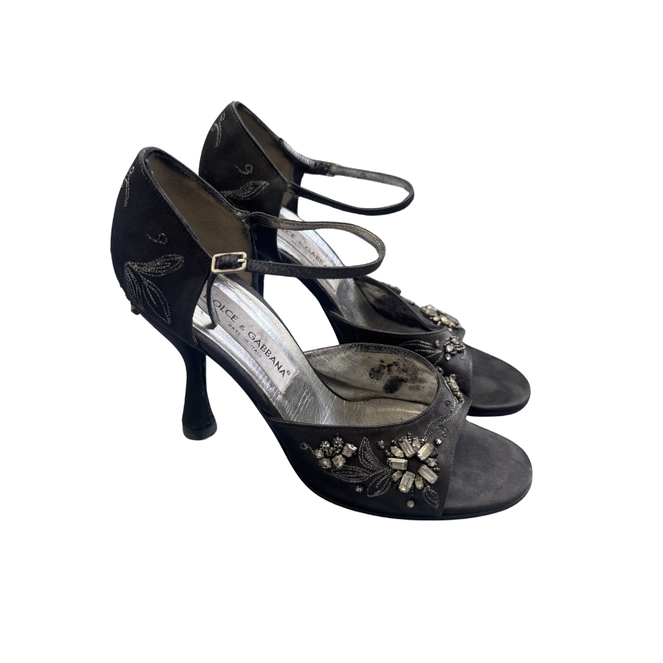 Dolce & Gabbana Embellished Sandal Heels