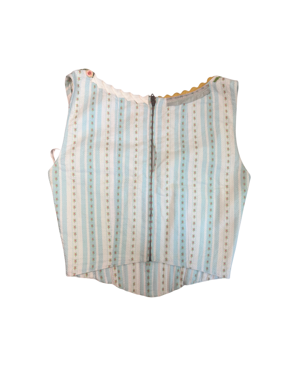 Moschino Cheap & Chic Embroidered Corset Top