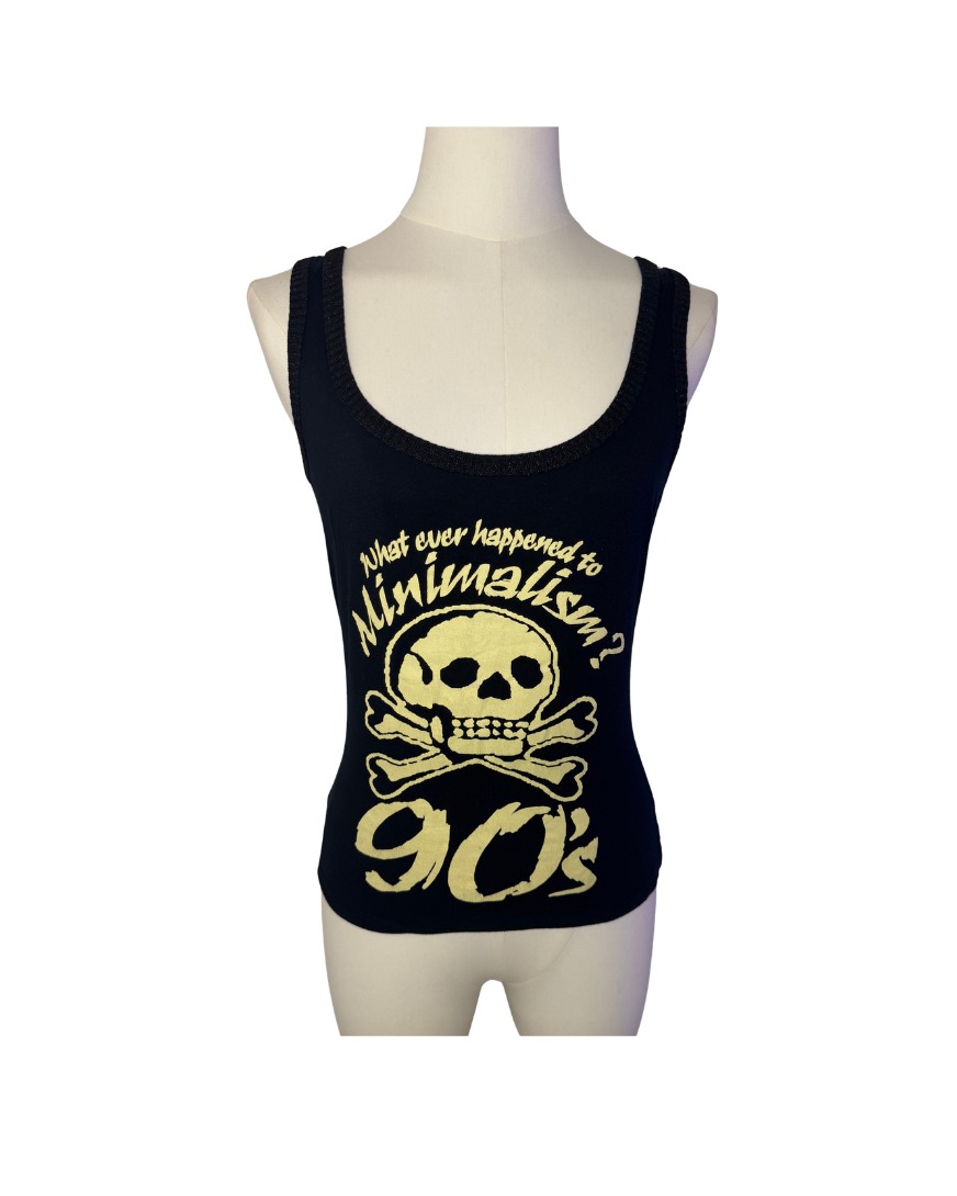 Dolce & Gabbana “Minimalism” Skull & Crossbones Tank Top