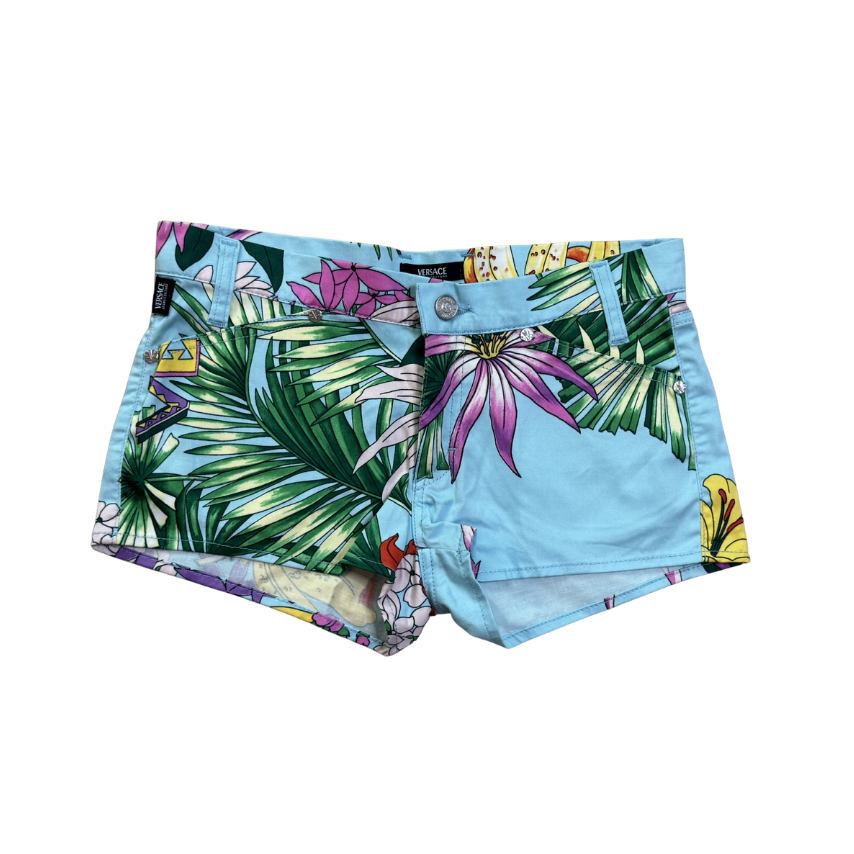 Versace Jeans Couture Tropical Micro Mini Shorts