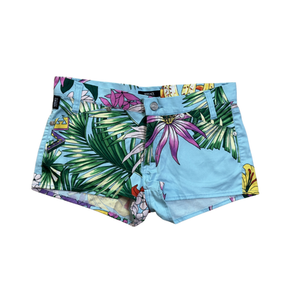 Versace Jeans Couture Tropical Micro Mini Shorts