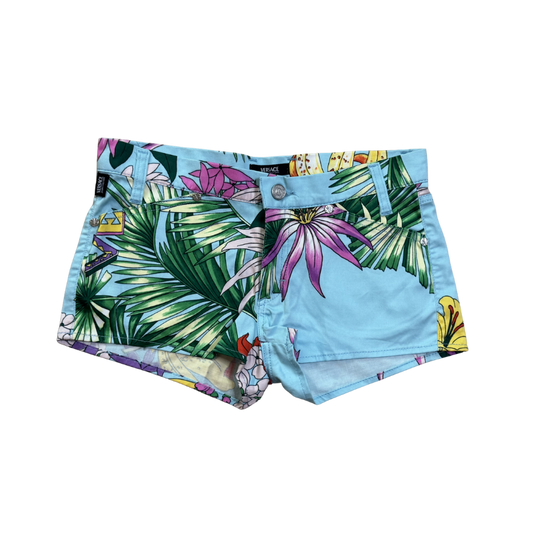 Versace Jeans Couture Tropical Micro Mini Shorts