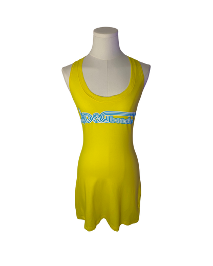 Dolce & Gabbana “Beach” Yellow Tank Top Dress