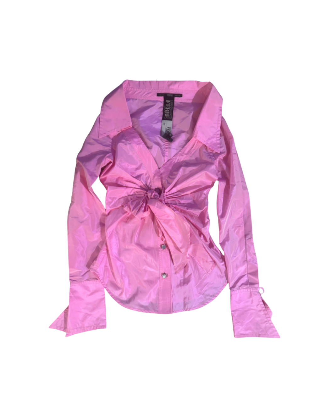 Gianfranco Ferré Pink Bow Button-Up