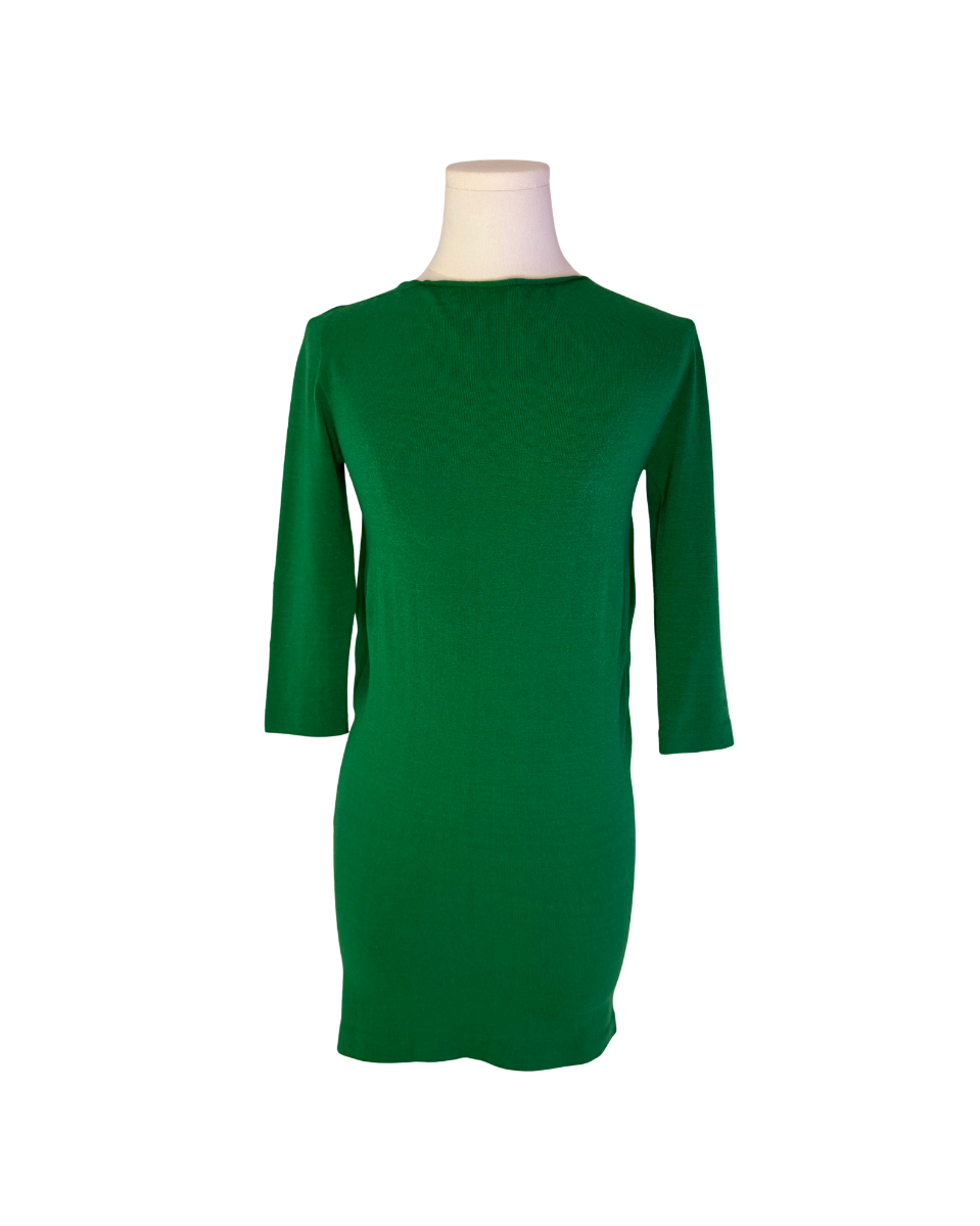 Dsquared² Green Open Back Dress