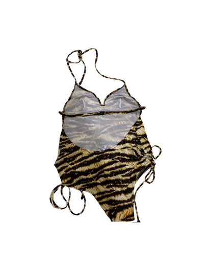 Dolce & Gabbana One Piece Tiger Striped Swimsuit