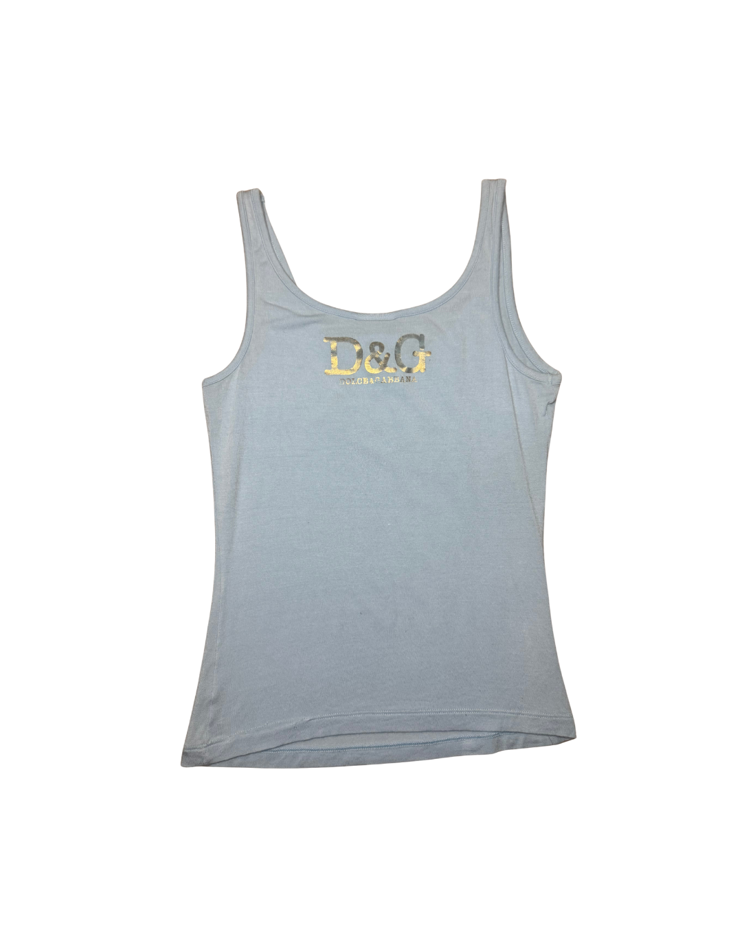 Dolce & Gabbana Gold “Scandal” Sequin Tank Top
