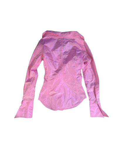 Gianfranco Ferré Pink Bow Button-Up