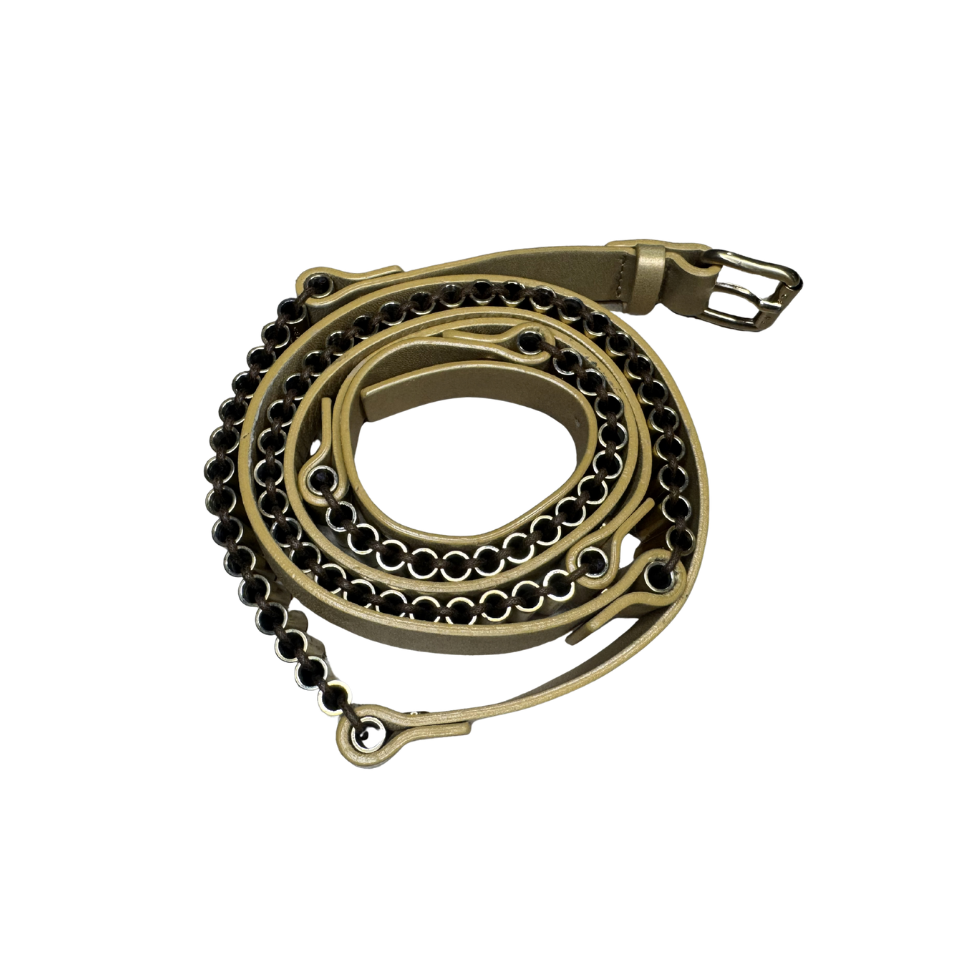 Celine Gold Double Bullet Belt