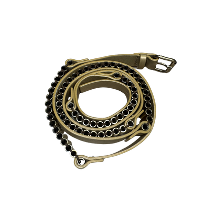 Celine Gold Double Bullet Belt