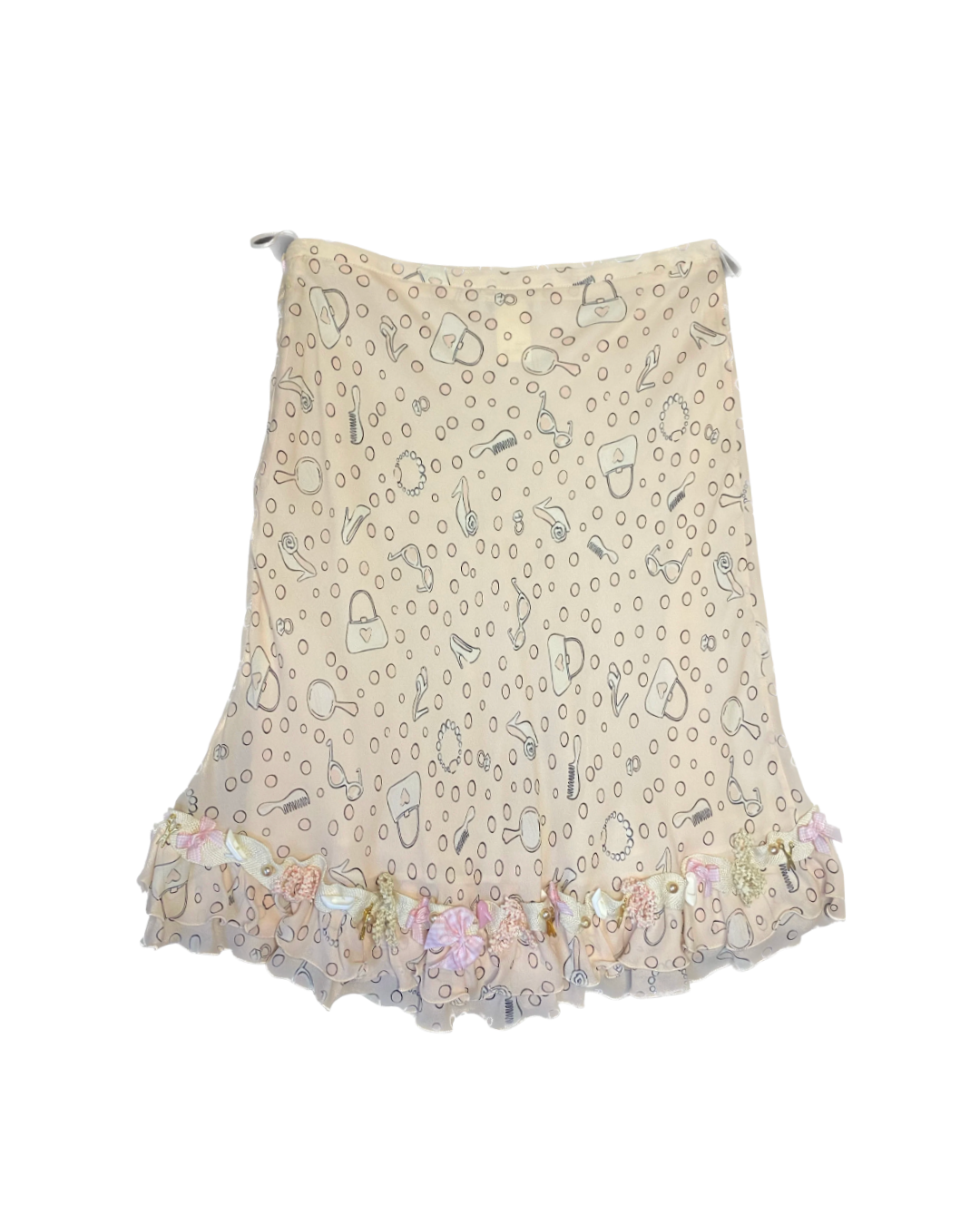 Moschino Jeans Beauty Printed Skirt