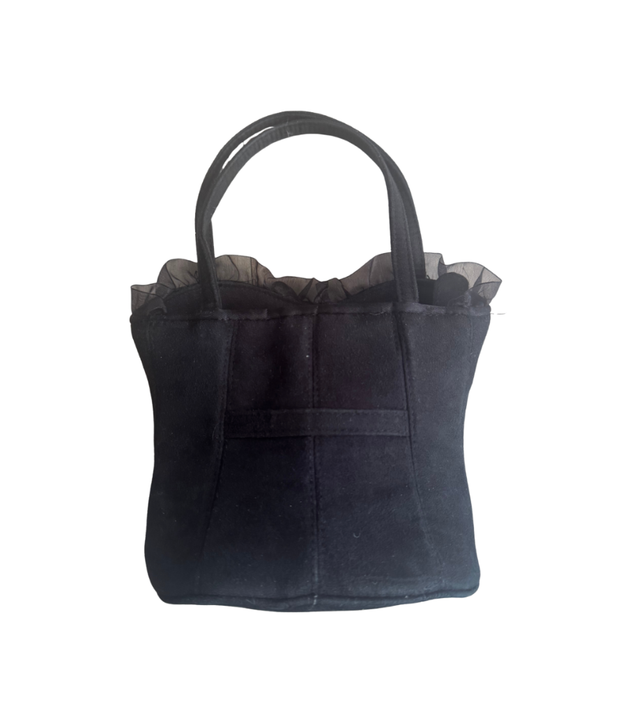 Vintage Unbranded Black Corset Bag