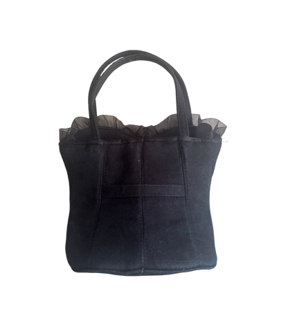 Vintage Unbranded Black Corset Bag