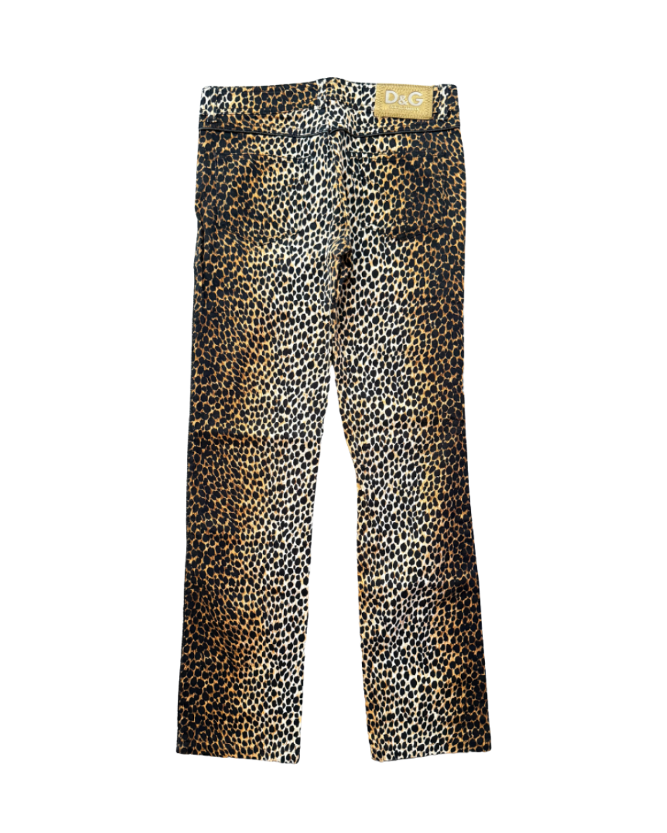 Dolce & Gabbana Leopard Jeans