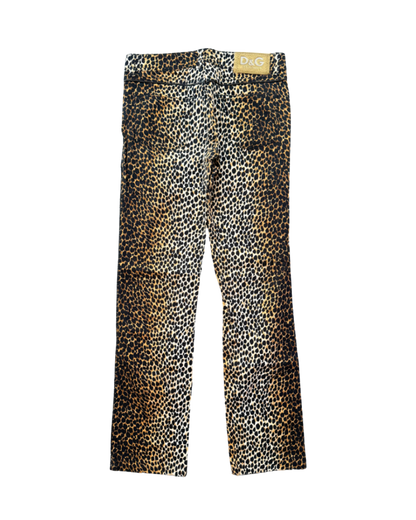 Dolce & Gabbana Leopard Jeans