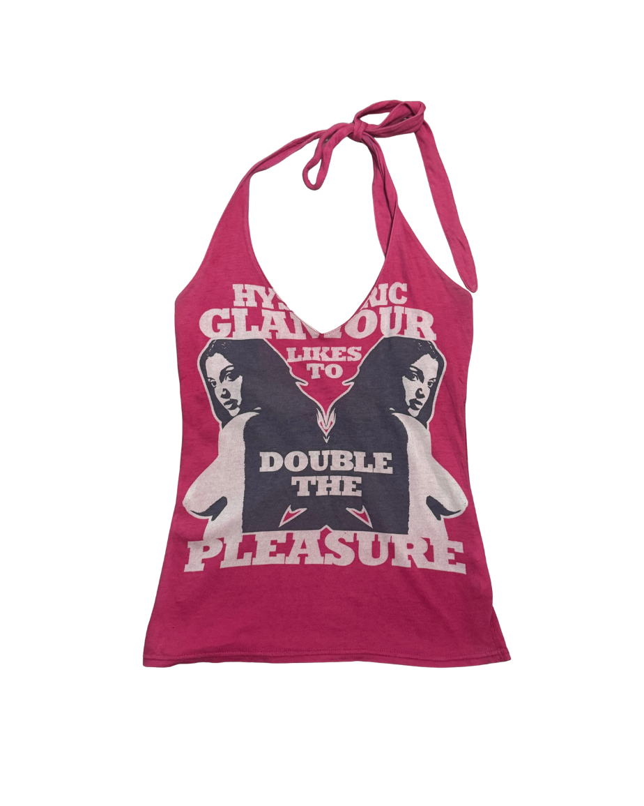 Hysteric Glamour “Double The Pleasure” Halter Top