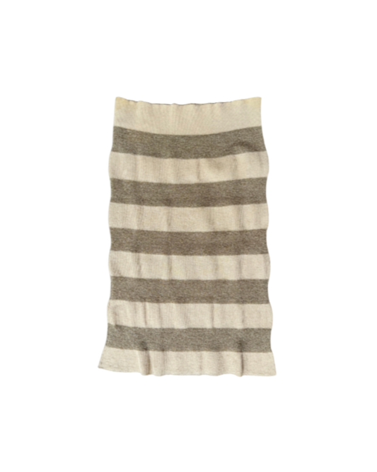 Dolce & Gabbana Glitter Striped Sheer Tube Top