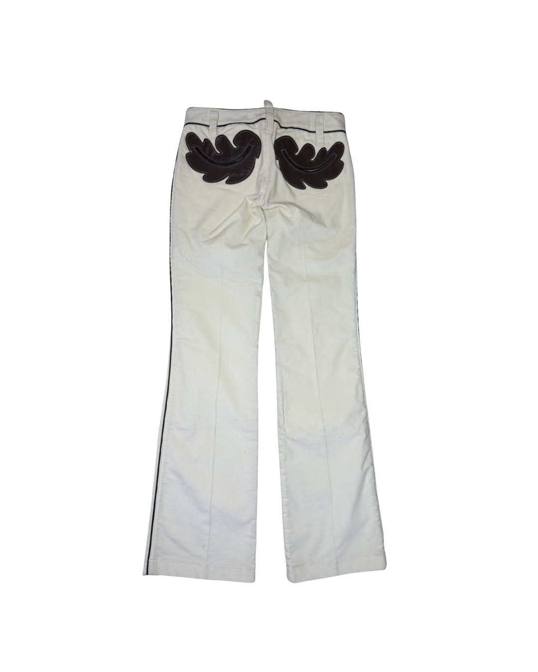 Dsquared² Cream Corduroy Pants