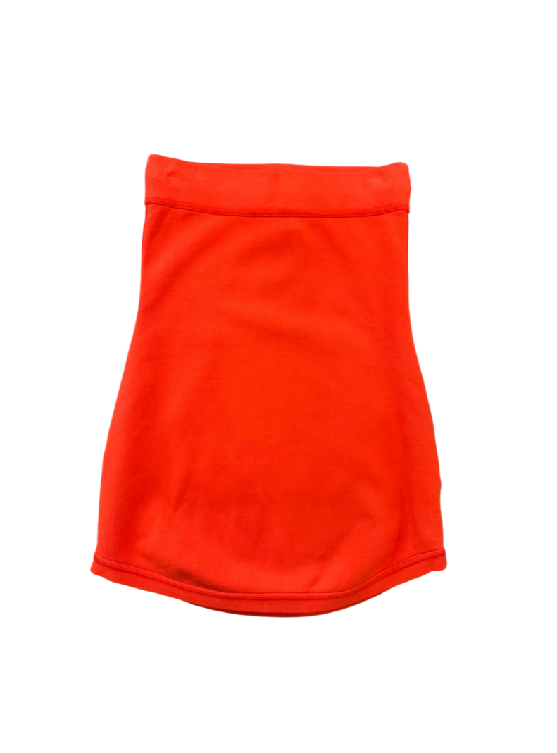 Dsquared² Orange Sweatshirt Style Mini Dress