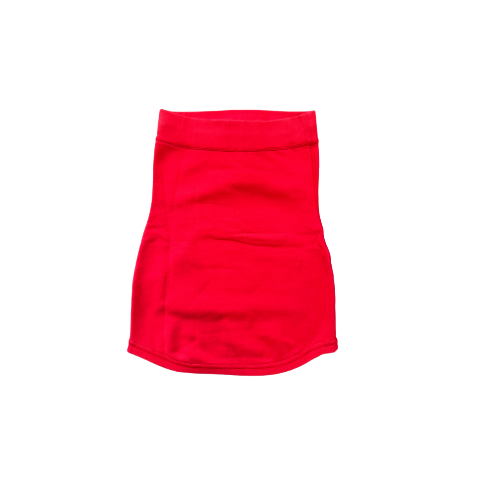 Dsquared² Red Sweatshirt Style Mini Dress