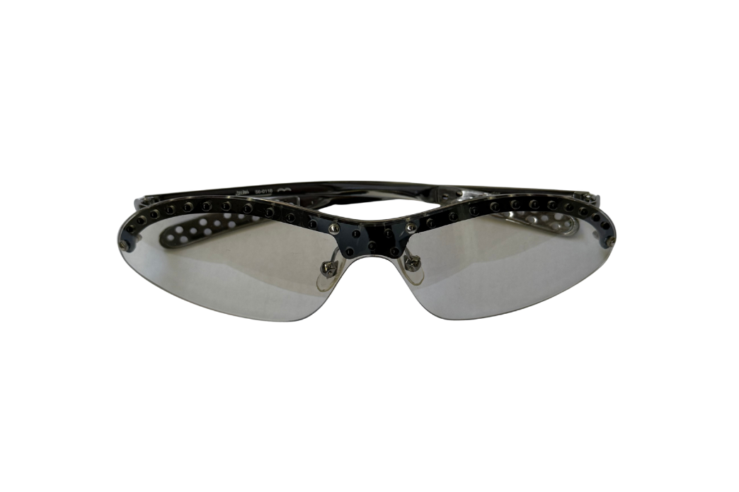 Jean Paul Gaultier Clear Studded Sunglasses
