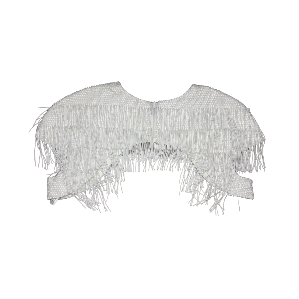 Sass & Bide White Beaded Bolero